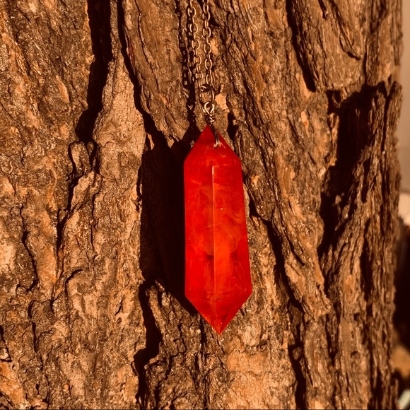Handmade ✨ASH & EMBER Crystal Pendant - Picture 6 of 6